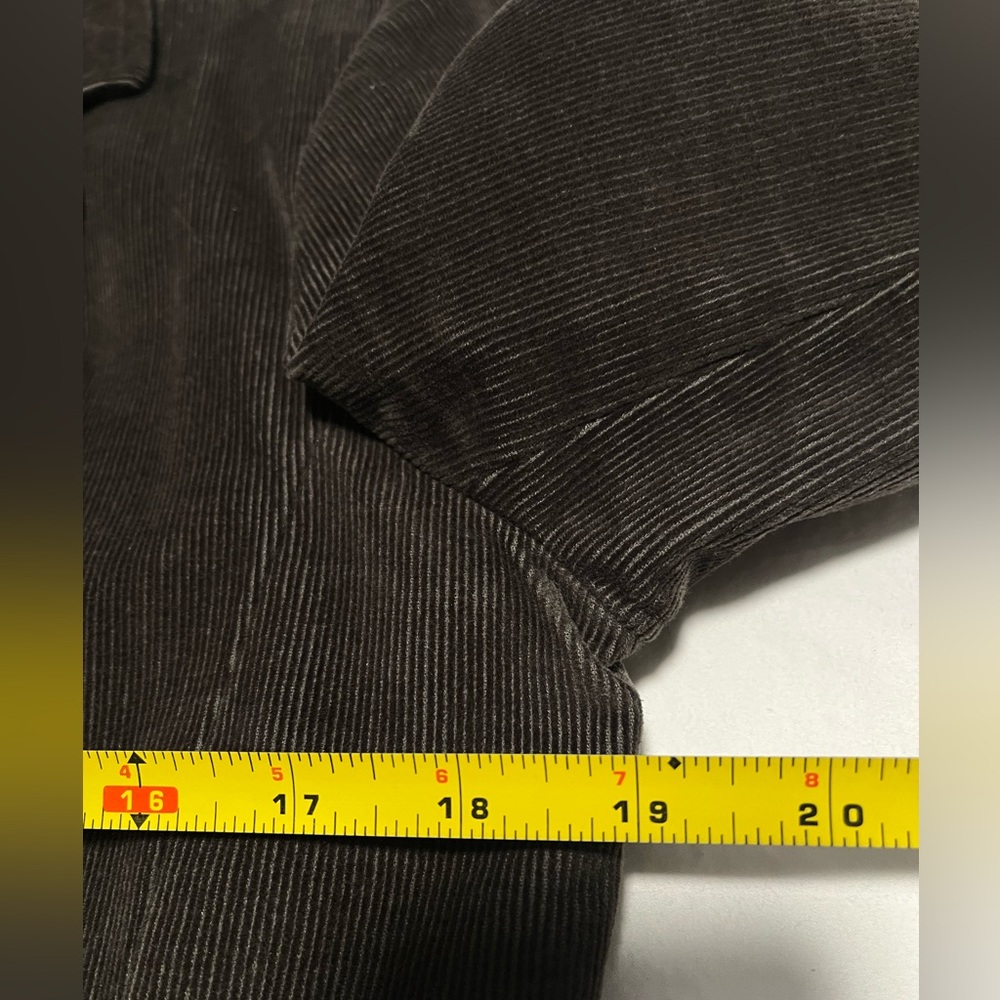 Rafaella Petites Women’s Dark Olive Green 2 BF  LS Corduroy Jacket Size 10P - Picture 11 of 13